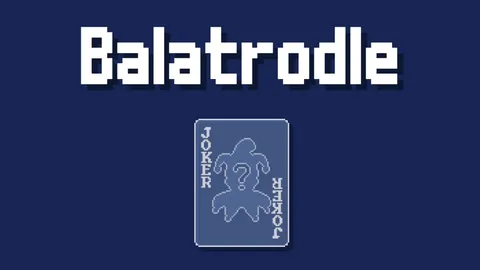 Balatrodle official game page captured in a desktop browser