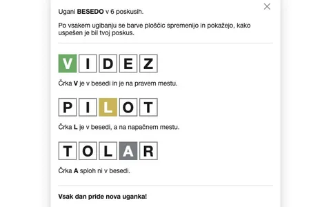'Besedle' game in progress