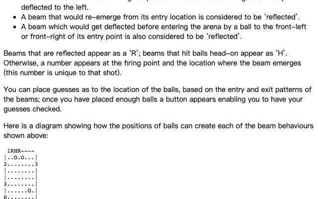 'Black Box' game in progress