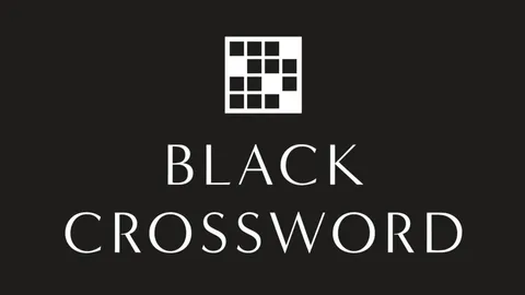 Black Crossword official game page captured in a desktop browser