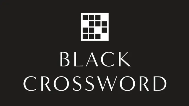 Black Crossword official game page captured in a desktop browser