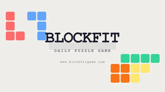BlockFit official game page captured in a desktop browser