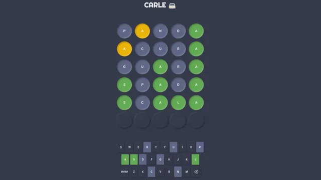 Carle official game page captured in a desktop browser