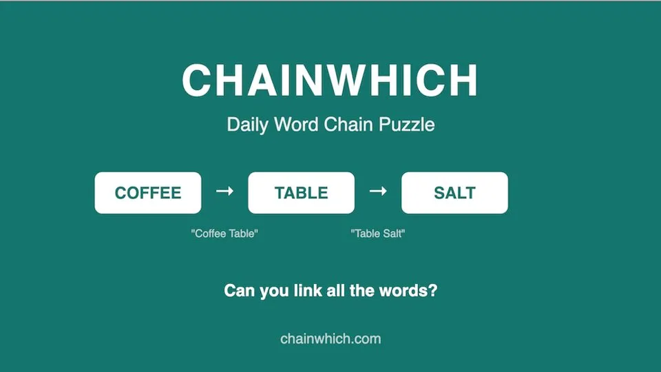 Chain Which official game page captured in a desktop browser