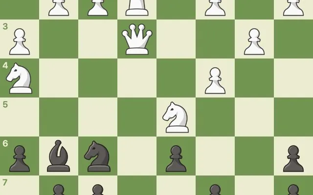 'Chess.com Daily Puzzle' game in progress