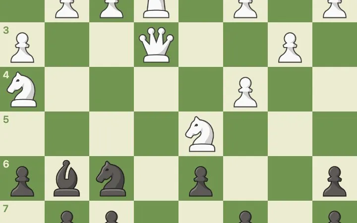 'Chess.com Daily Puzzle' game in progress