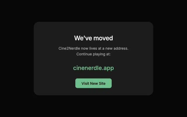 'Cine2Nerdle' game in progress