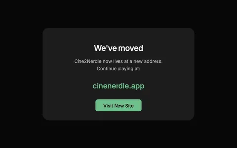 'Cine2Nerdle' game in progress