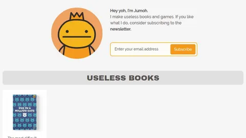 Cliffhanger official game page captured in a desktop browser