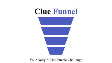 Clue Funnel official game page captured in a desktop browser