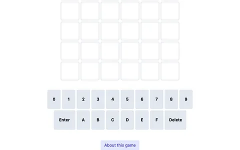 'Colorle' game in progress