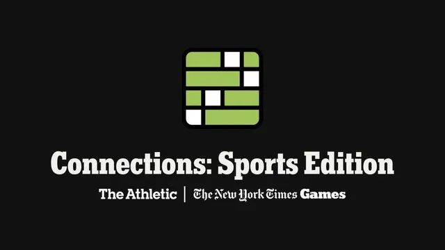 Connections Sports official game page captured in a desktop browser