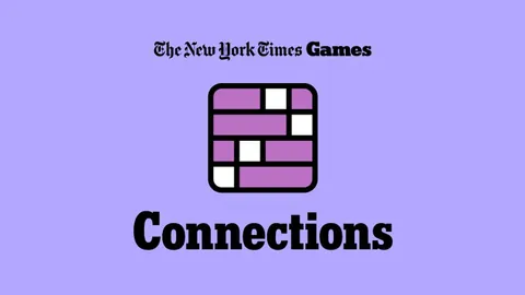 Connections official game page captured in a desktop browser