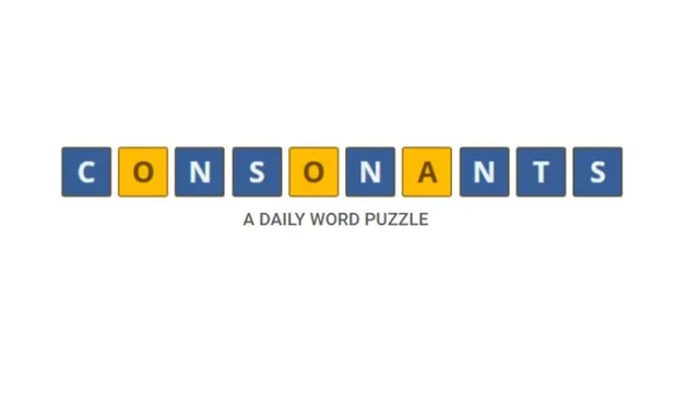 Consonants official game page captured in a desktop browser