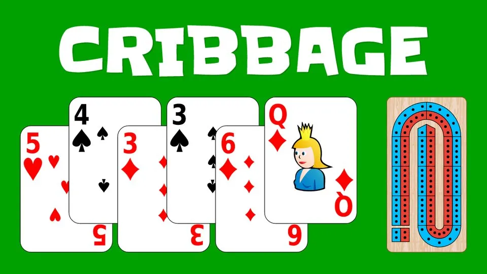 Cribbage official game page captured in a desktop browser