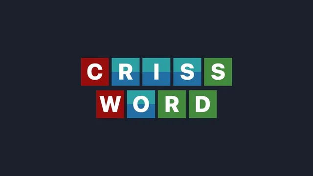 CrissWord official game page captured in a desktop browser