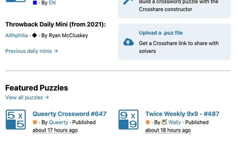 'Crosshare' game in progress