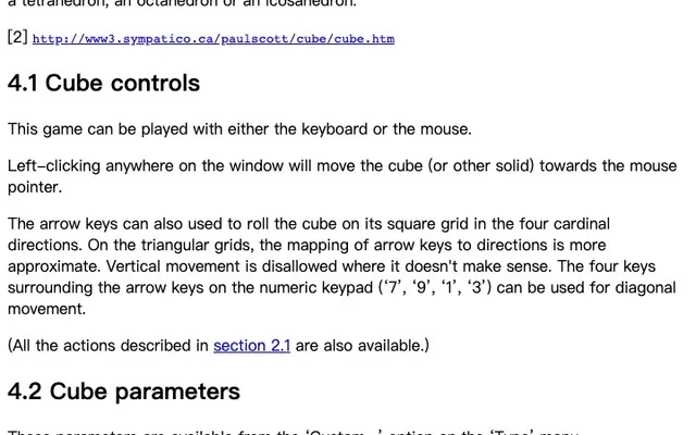 'Cube' game in progress