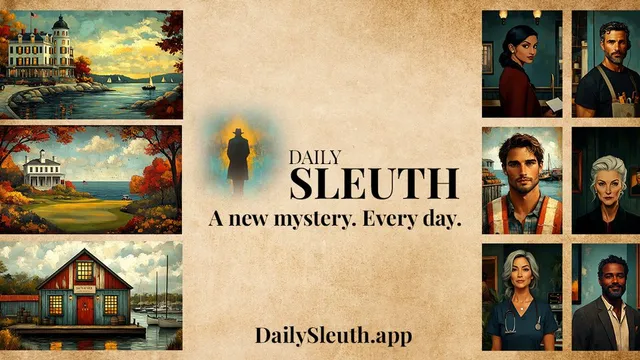 Daily Sleuth official game page captured in a desktop browser