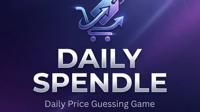 Daily Spendle official game page captured in a desktop browser