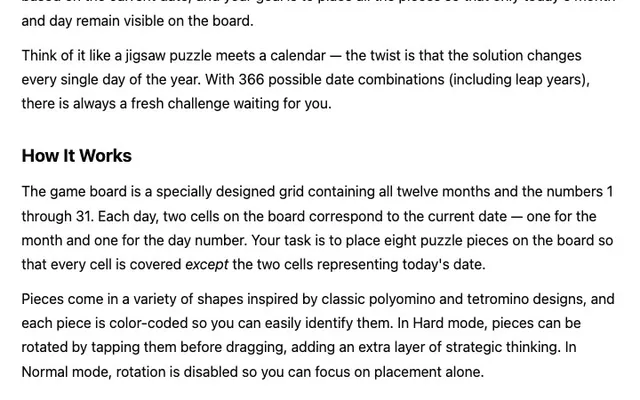 'Date Blocker' game in progress