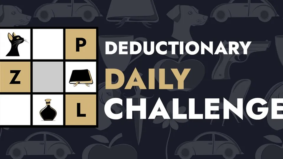 Deductionary official game page captured in a desktop browser