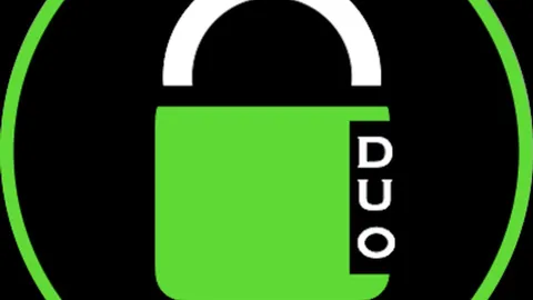Duolock official game page captured in a desktop browser