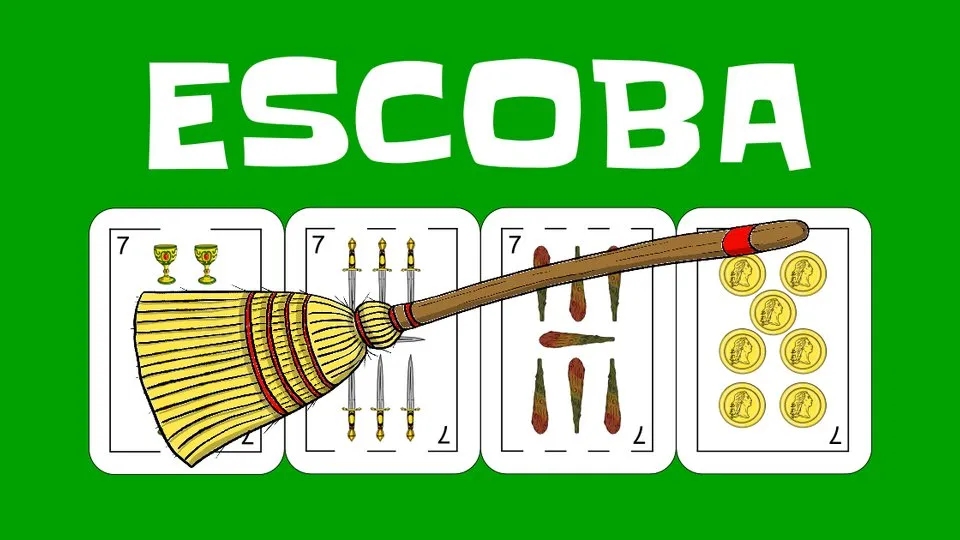 Escoba official game page captured in a desktop browser