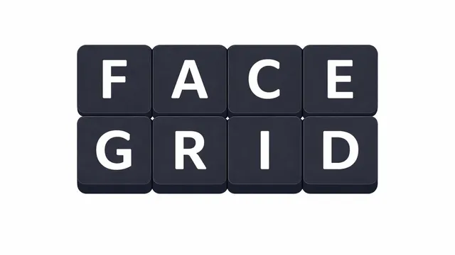 FaceGrid official game page captured in a desktop browser