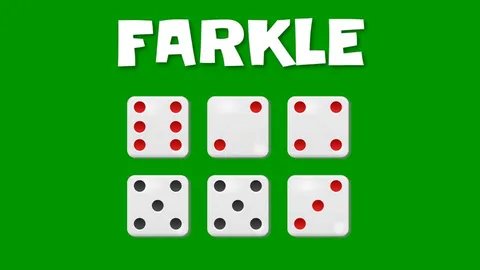 Farkle official game page captured in a desktop browser
