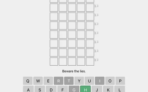 'Fibble' game in progress