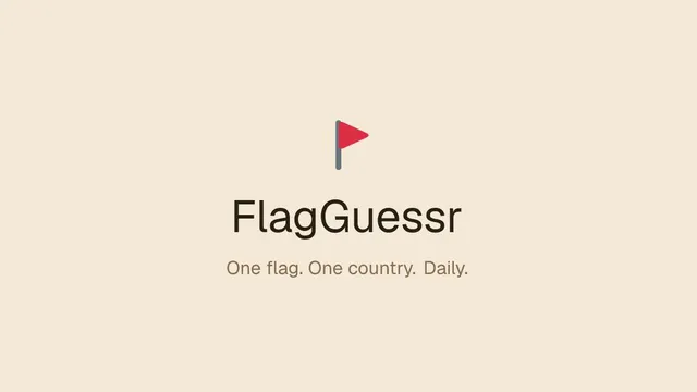 flagguessr.app official game page captured in a desktop browser