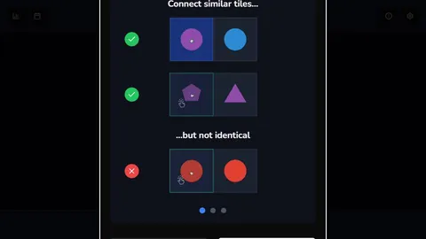 FlashPopTiles official game page captured in a desktop browser