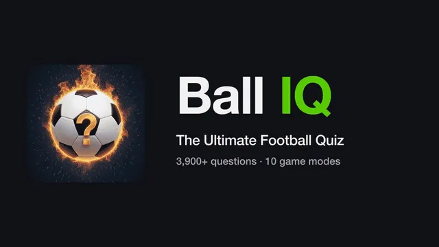 Footle by Ball IQ - Daily Football Surname Guessing Game official game page captured in a desktop browser
