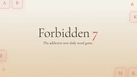 Forbidden 7 official game page captured in a desktop browser