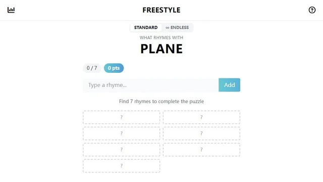 'Freestyle' game in progress