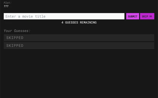 'Gaps' game in progress