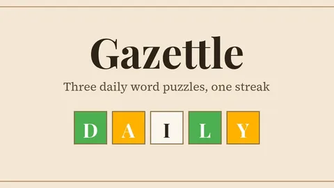 Gazettle official game page captured in a desktop browser