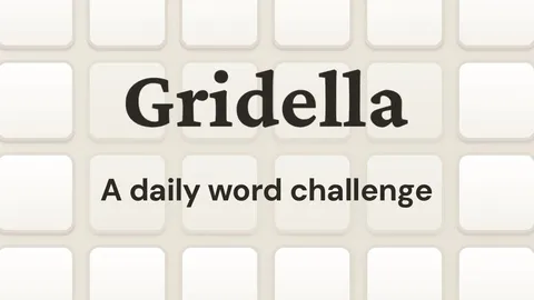 Gridella official game page captured in a desktop browser