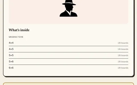 'Griductive' game in progress