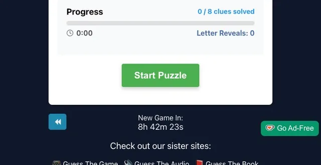 'Guess The Phrase' game in progress