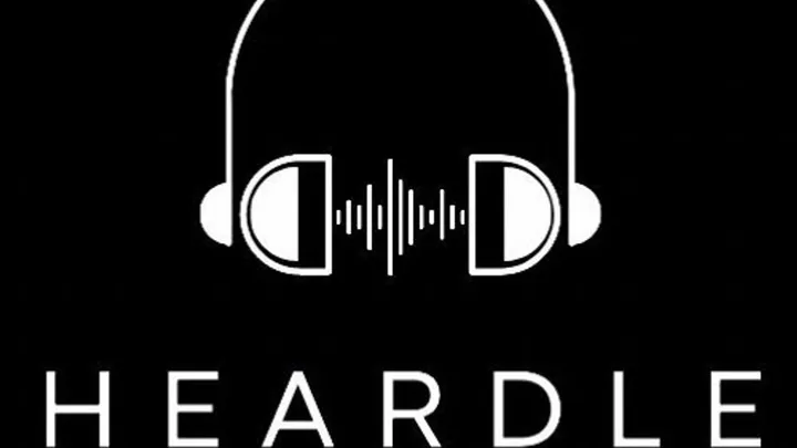 Heardle official game page captured in a desktop browser