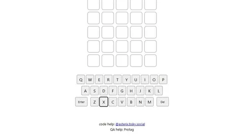 'Horsle' game in progress