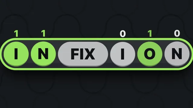 Infixion official game page captured in a desktop browser