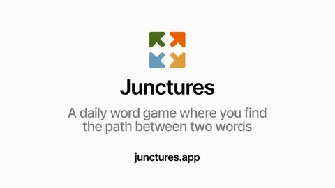Junctures official game page captured in a desktop browser