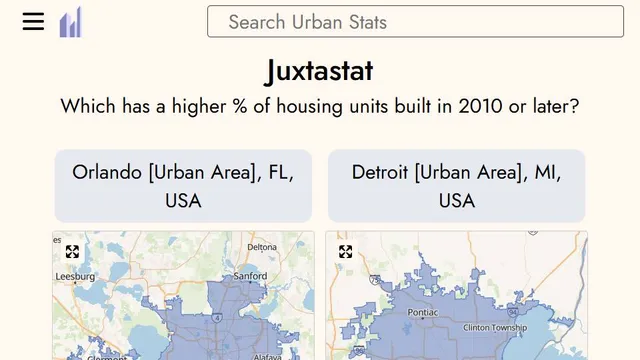 Juxtastat official game page captured in a desktop browser