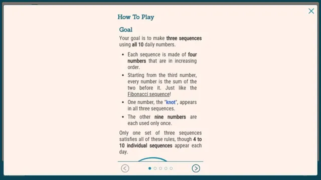 Knotilus official game page captured in a desktop browser