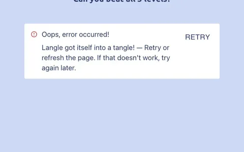 'Langle' game in progress