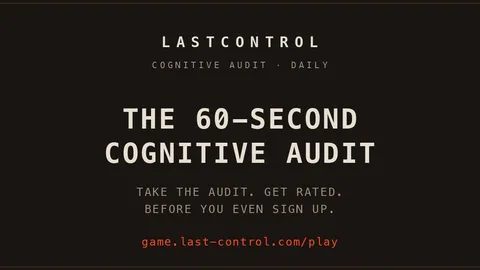Last Control official game page captured in a desktop browser