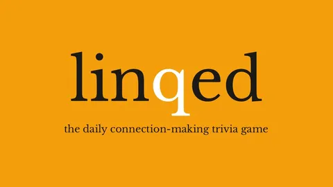 linqed official game page captured in a desktop browser